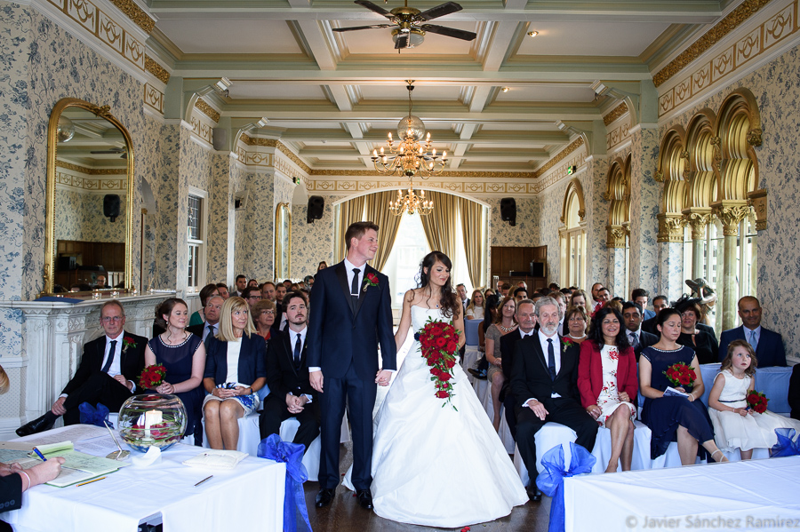 guests at the wedding ceremony